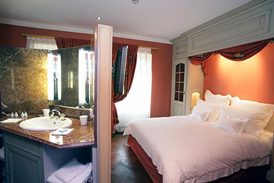 Vu de la chambre à 80€ au Manoir du Soldat à Phalsbourg
