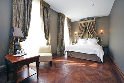 Vu de la chambre à 100€ au Manoir du Soldat à Phalsbourg