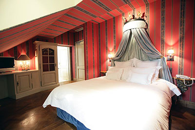 Vu de la chambre à 90€ au Manoir du Soldat à Phalsbourg
