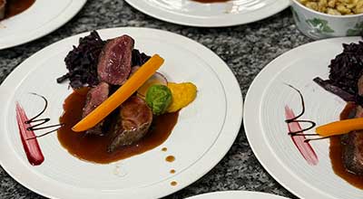 Assiette 4 de l'hôtel-restaurant au Manoir du Soldat à Phalsbourg