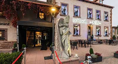 Vue extérieure 1 de l'hôtel-restaurant au Manoir du Soldat à Phalsbourg